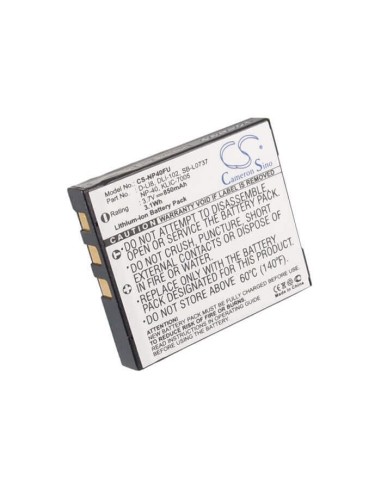 Battery for Easypix Dvc5308, Dvc5308hd, S530, Sdv1200, 3.7V, 850mAh - 3.15Wh