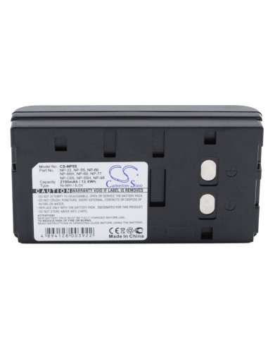 Battery for Beaulieu8008, 8008prohi, 8009profi, 8010profi, Bv8 6V, 2100mAh - 12.60Wh