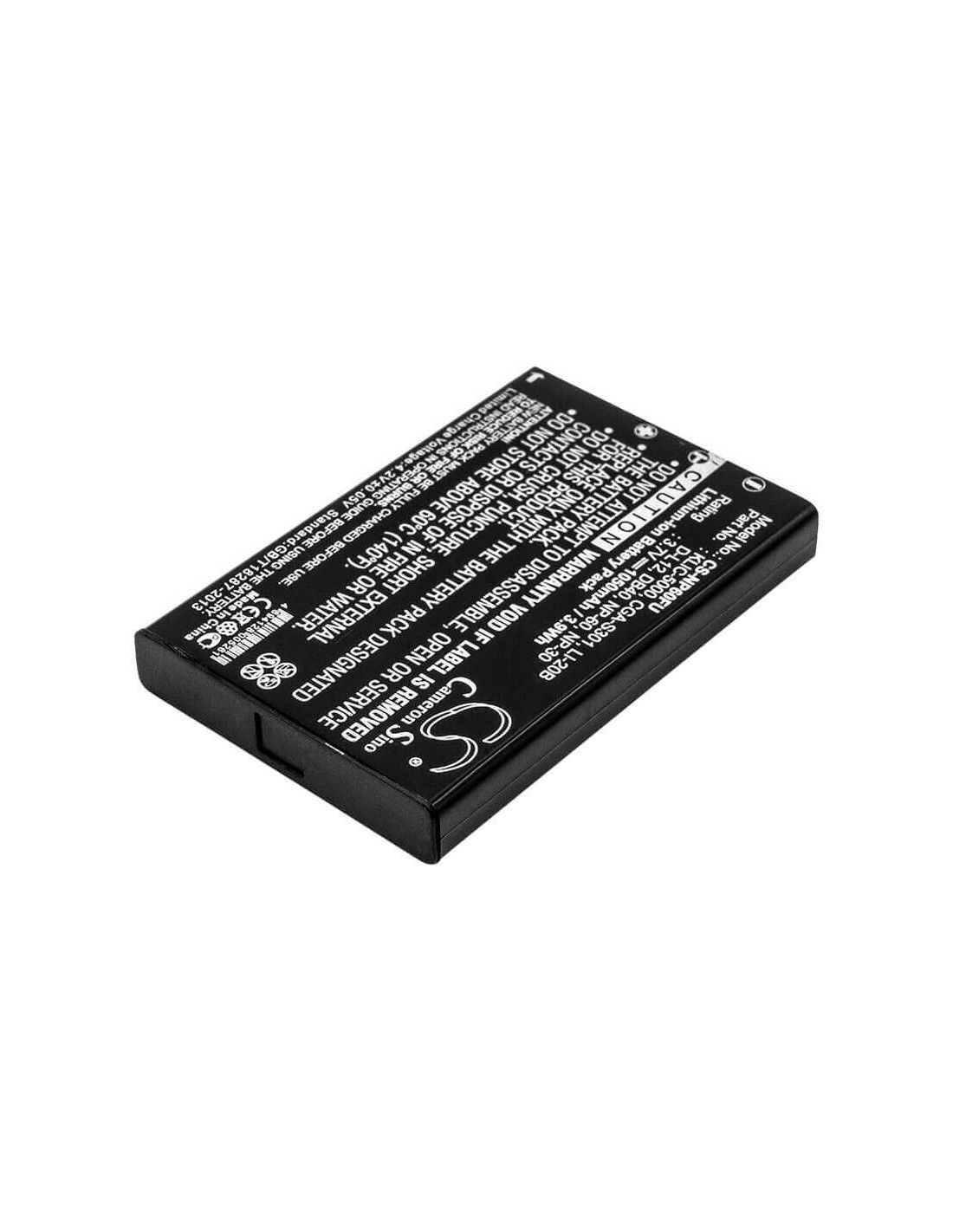 Battery for Samsung Digimax U-ca 3, Digimax 3.7V, 1050mAh - 3.89Wh