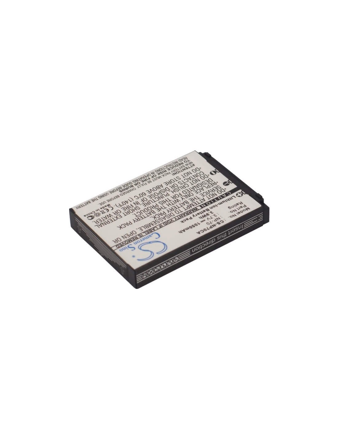 Battery for Casio Exilim Zoom Ex-z150, Exilim 3.7V, 1050mAh - 3.89Wh