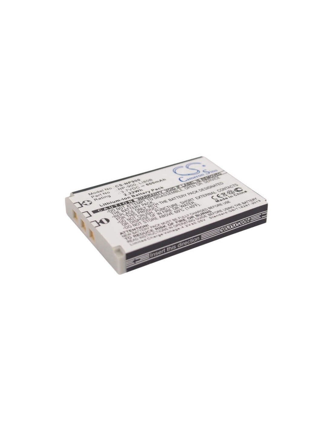 Battery for Minox Dc 4211, Dc 5222, 3.7V, 600mAh - 2.22Wh