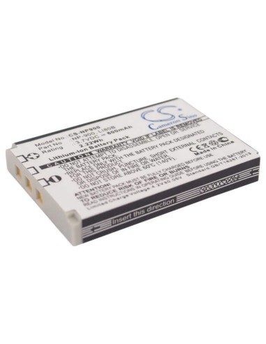 Battery for Olympus T-100, X-960 3.7V, 600mAh - 2.22Wh