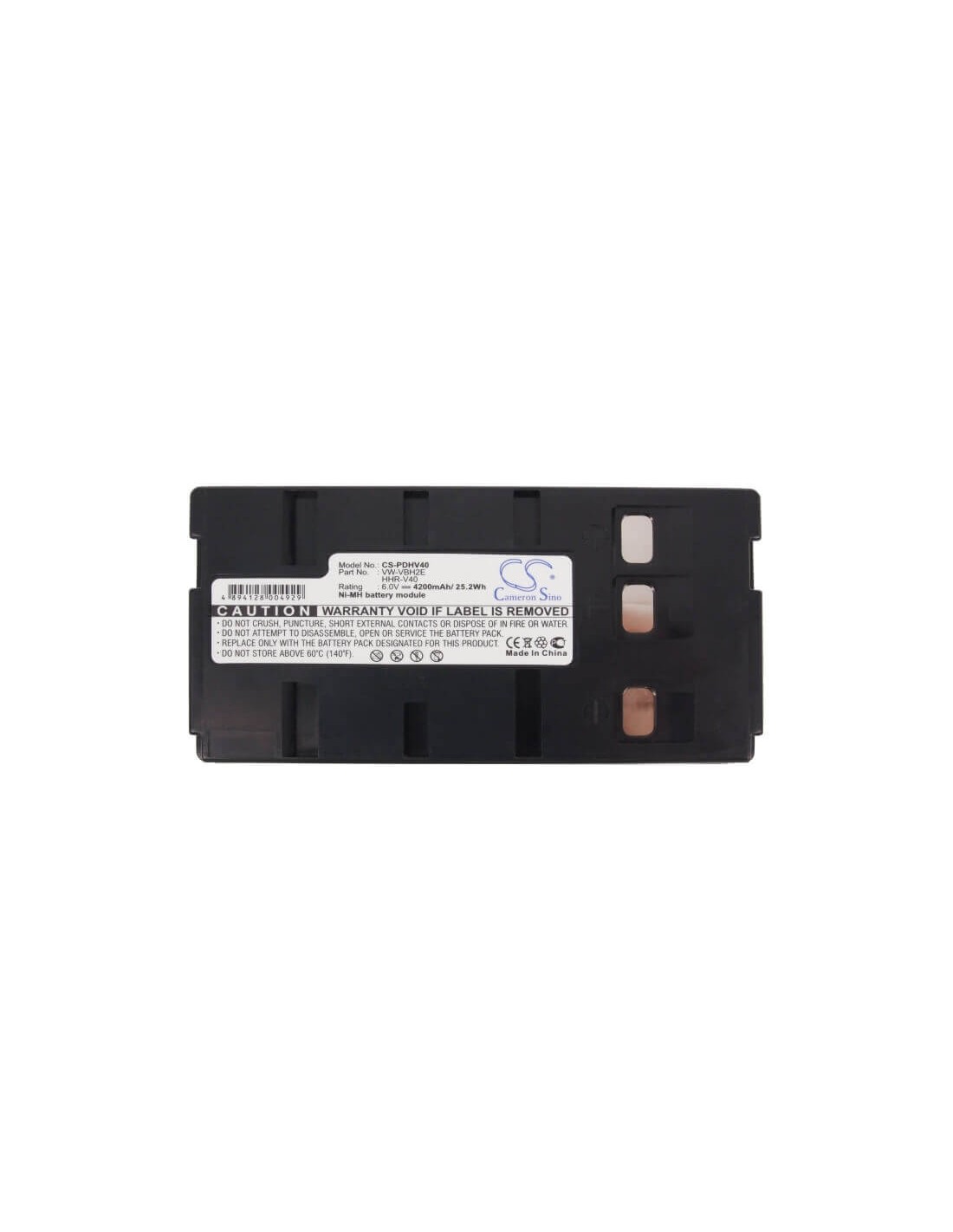 Battery for Panasonic Lc-1, Nv-3ccd1, Nv-61, Nv-63, 6V, 4200mAh - 25.20Wh