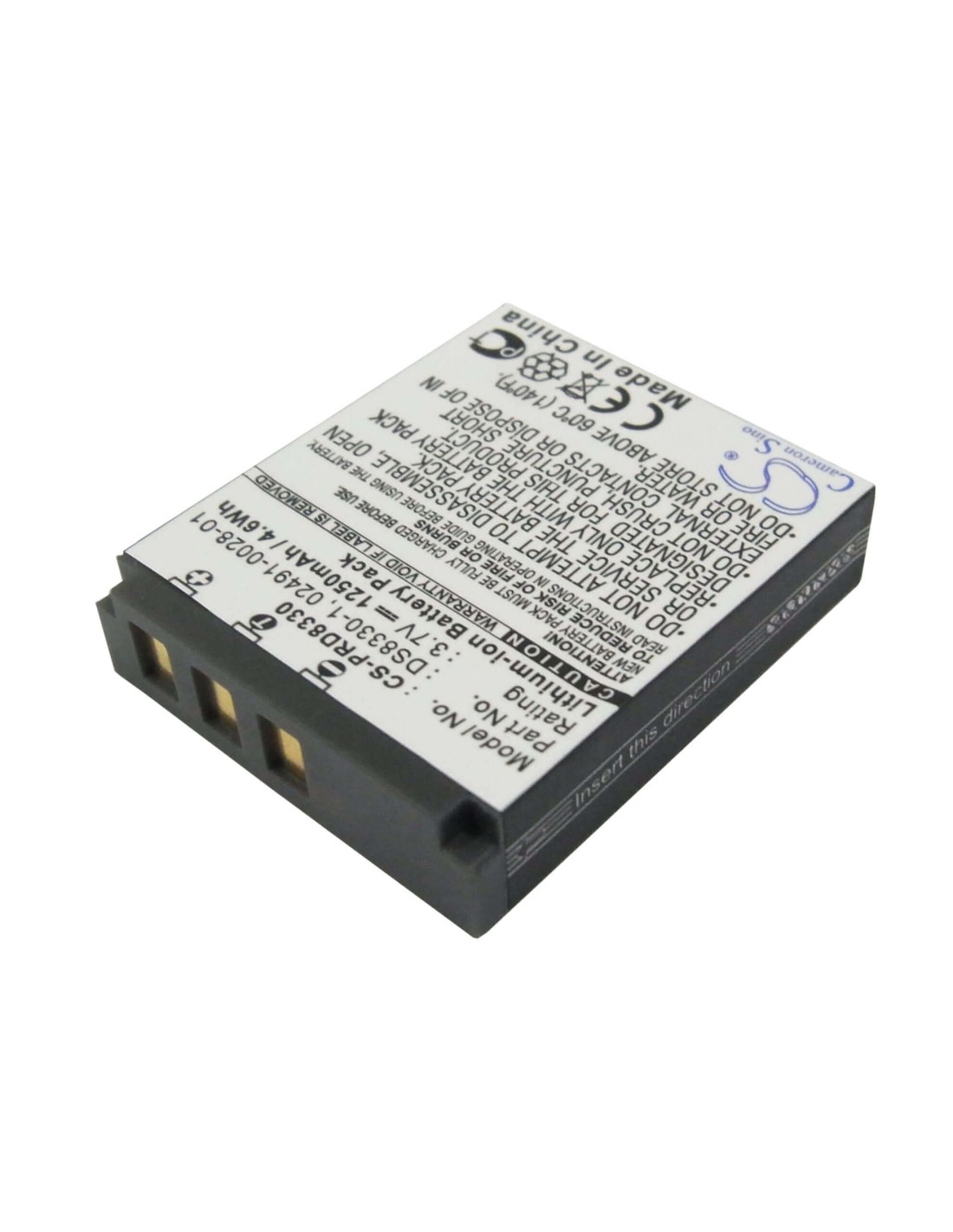 Battery for Maginon Dc-8300, Dc-8600, Dc-x, Dc-xz6 3.7V, 1250mAh - 4.63Wh