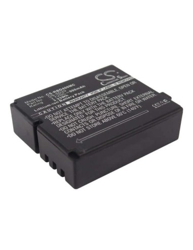 Battery for Rollei 3s, 4s, 5s,95287, Actionpro 3.7V, 900mAh - 3.33Wh