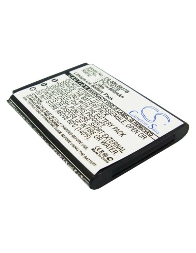 Battery for Samsung Digimax L70, Digimax L70b, 3.7V, 800mAh - 2.96Wh