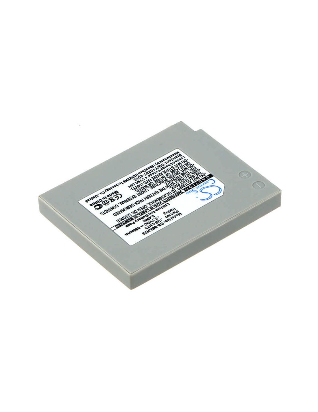 Battery for Samsung Sdc-ms61s 3.7V, 650mAh - 2.41Wh