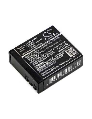 Battery for Qumox Sj4000 3.7V, 900mAh - 3.33Wh