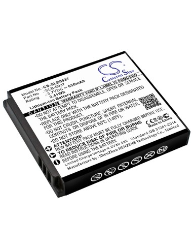Battery for Samsung Cl5, I8, L730, L830, 3.7V, 1000mAh - 3.70Wh