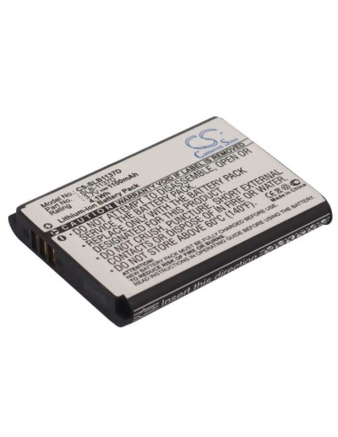 Battery for Samsung Digimax L74w, I100, I80, 3.7V, 1100mAh - 4.07Wh