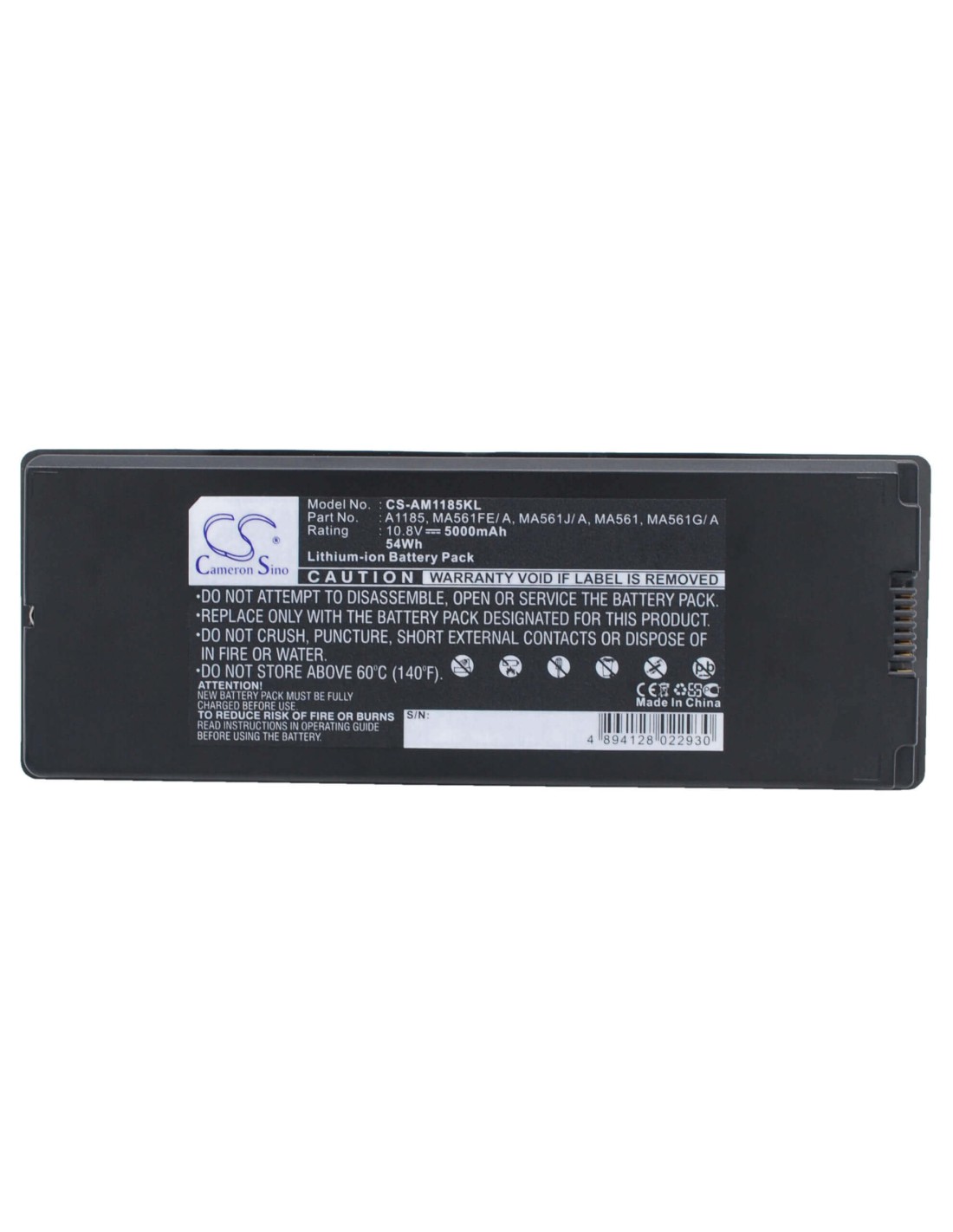 Black Battery for Apple Macbook 13