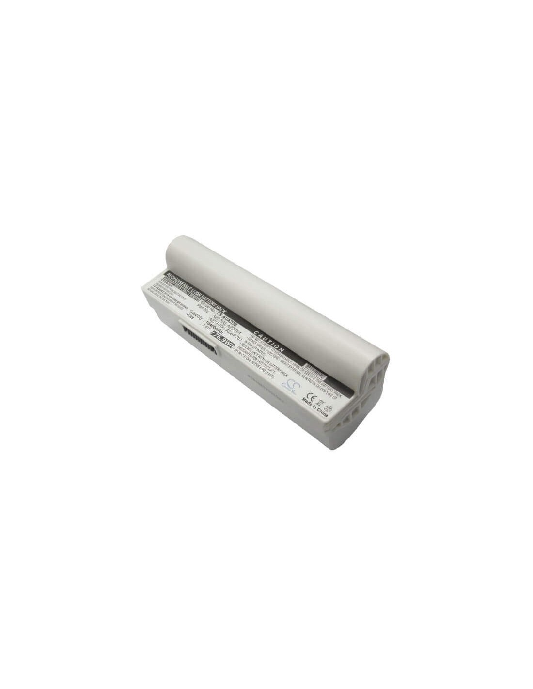 White Battery for Asus Eee Pc 701, Eee Pc 701c, Eee Pc 800 7.4V, 10400mAh - 76.96Wh