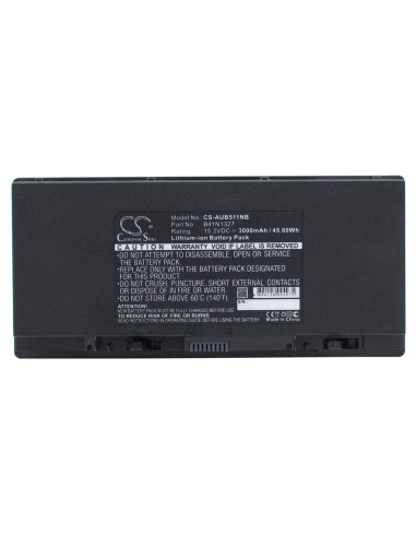 Black Battery for Asus Pro B551, Pro B551lg, Pro B551lg-cn009g 15.2V, 3000mAh - 45.60Wh