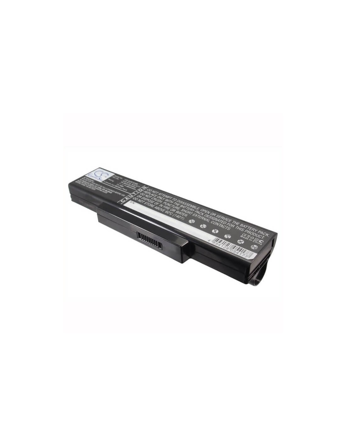 Black Battery for Asus A72, A72d, A72dr 11.1V, 6600mAh - 73.26Wh