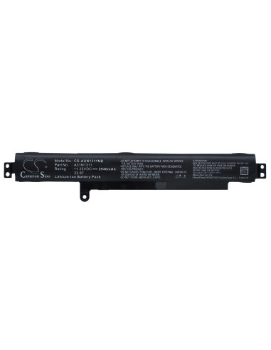 Black Battery for Asus Vivobook F102ba, Vivobook X102b, Vivobook F200ca 11.25V, 2940mAh - 33.08Wh
