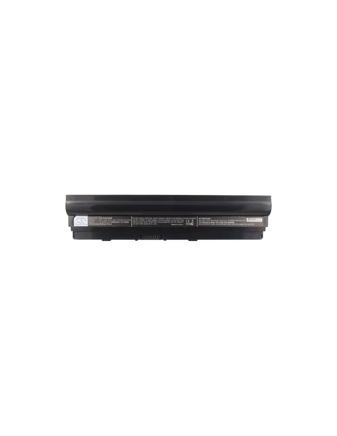 Black Battery for Asus U24, U24e, U24a 10.8V, 4400mAh - 47.52Wh