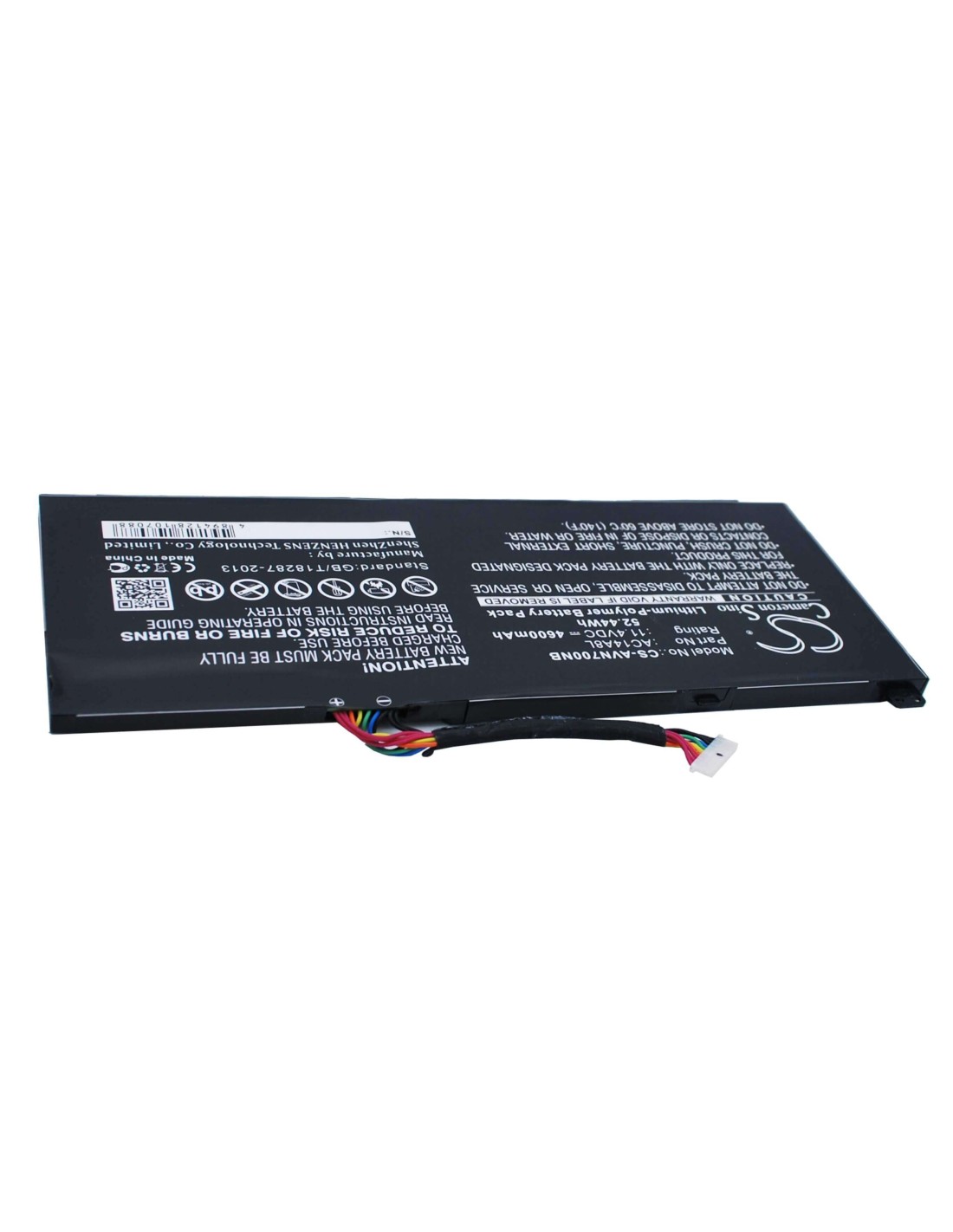 Black Battery for Acer Aspire Vn7, Aspire Vn7-571, Aspire Vn7-571g 11.4V, 4600mAh - 52.44Wh