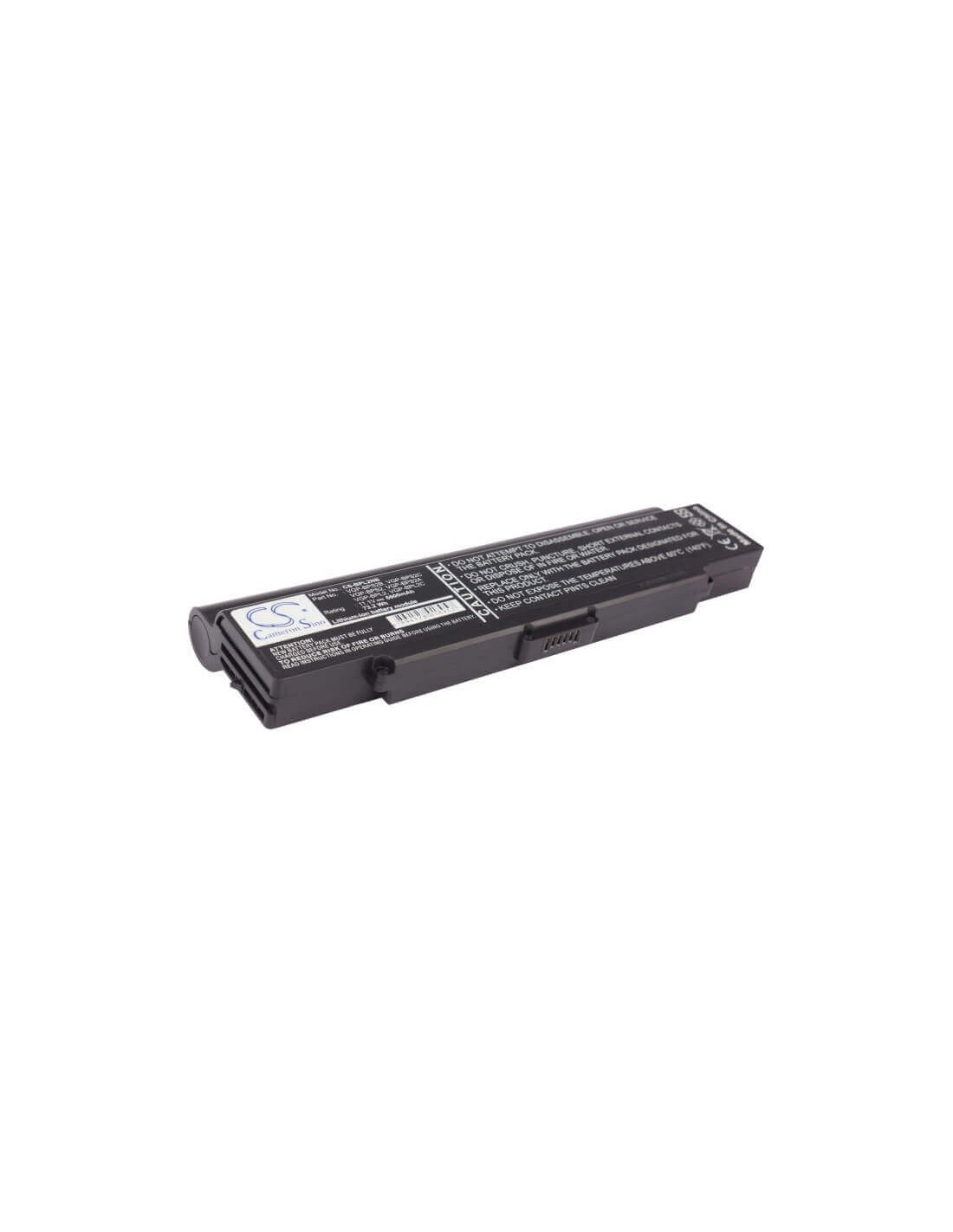Black Battery for Sony Vgn-ar390e, Vaio Vgn-fe590, Vaio Vgn-c291nw/ G 11.1V, 6600mAh - 73.26Wh