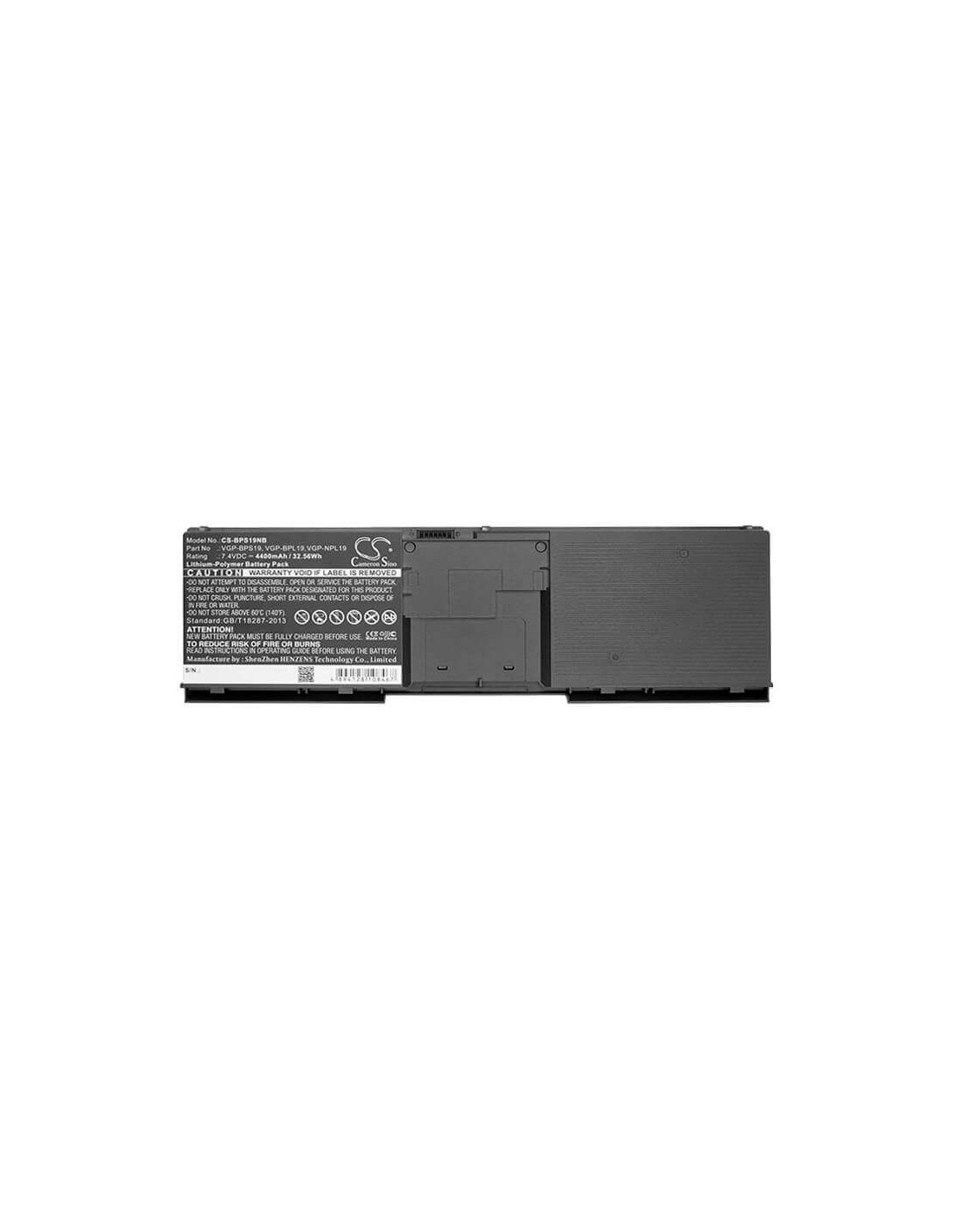 Black Battery for Sony Vaio Vpc-x113ka/b, Vaio Vpc-x111kd, Vaio Vpc-x113kg 7.4V, 4400mAh - 32.56Wh
