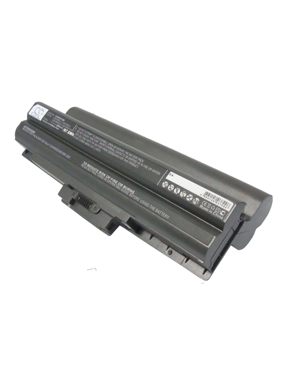 Black Battery for Sony Vaio Vgn-aw41jf, Vaio Vgn-aw41mf, Vaio Vgn-aw41xh 11.1V, 8800mAh - 97.68Wh