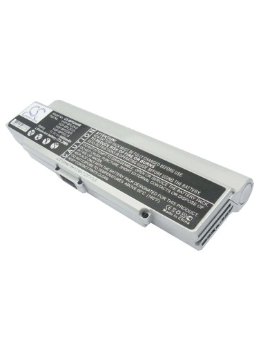 Silver Battery for Sony Vaio Vgn-c140g/b, Vaio Vgn-c150p/b, Vaio Vgn-c190 11.1V, 6600mAh - 73.26Wh