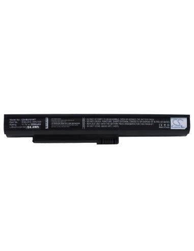 Black Battery for Benq Joybook Lite U101, Joybook Lite U101-v01 11.1V, 2200mAh - 24.42Wh