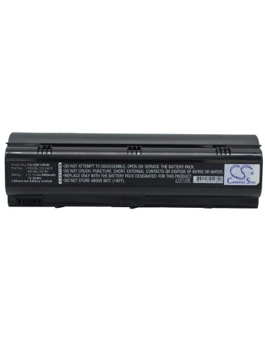 Black Battery for Dell Inspiron 1300, Inspiron B120, Inspiron B130 11.1V, 6600mAh - 73.26Wh
