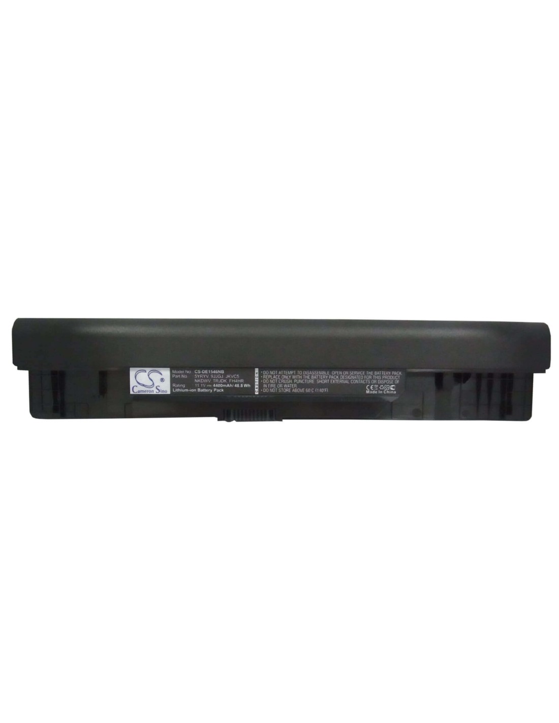 Black Battery for Dell Inspiron 1564, Inspiron 1564d, Inspiron 1564r 11.1V, 4400mAh - 48.84Wh
