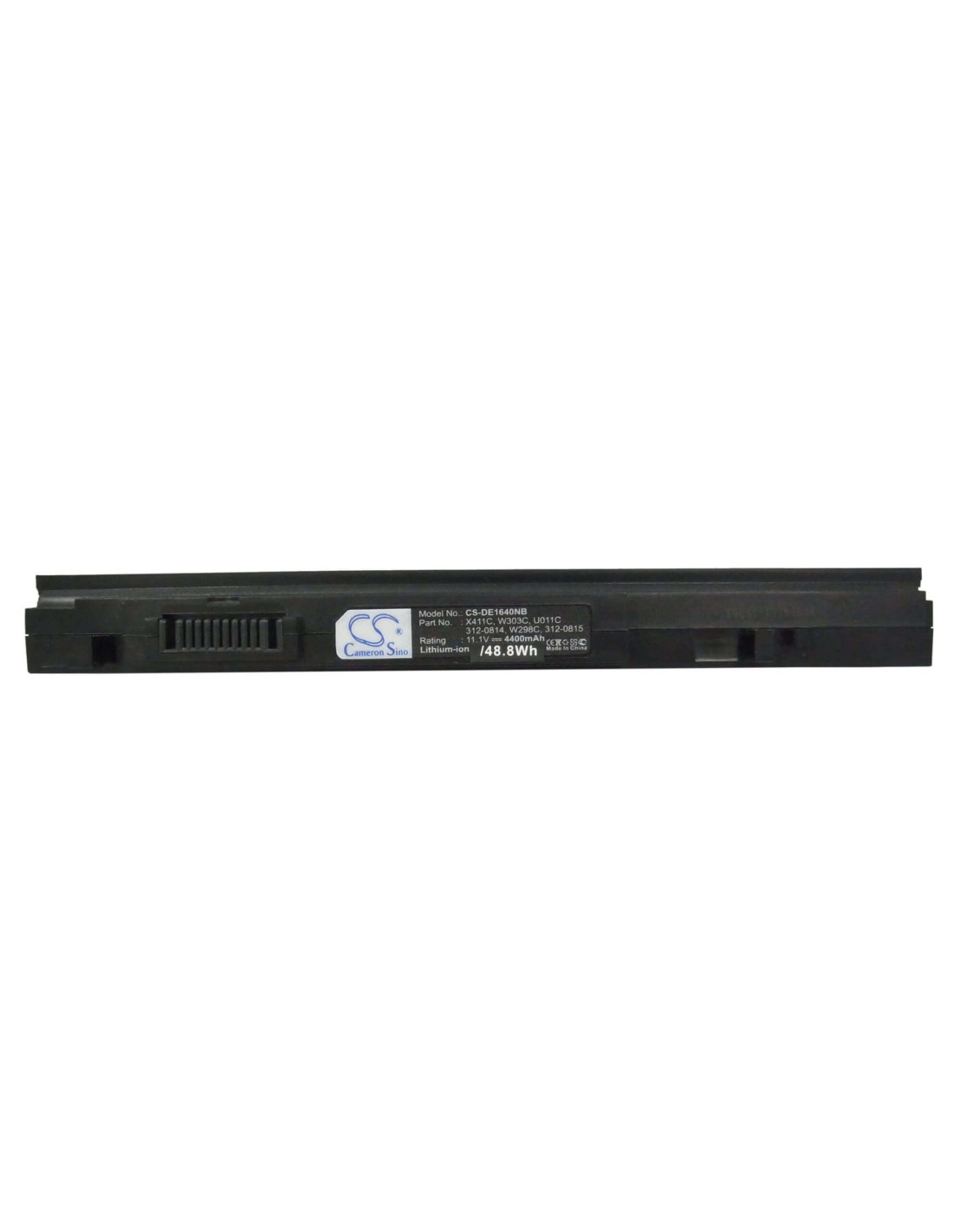 Black Battery for Dell Studio Xps 16, Studio Xps 1640, Studio Xps M1640 11.1V, 4400mAh - 48.84Wh