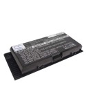 Black Battery for Dell Precision M4600, Precision M4700, Precision M6600 11.1V, 4400mAh - 48.84Wh