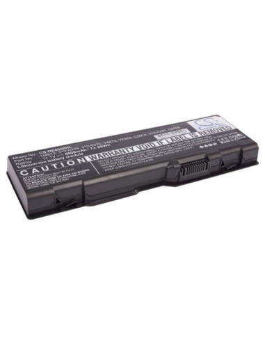 Black Battery for Dell Inspiron 6000, Inspiron 9200, Inspiron 9300 11.1V, 6600mAh - 73.26Wh