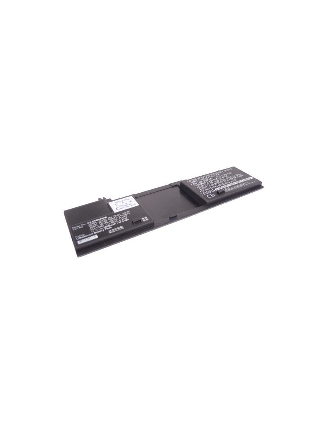 Black Battery for Dell Latitude D420, Latitude D430 11.1V, 3600mAh - 39.96Wh