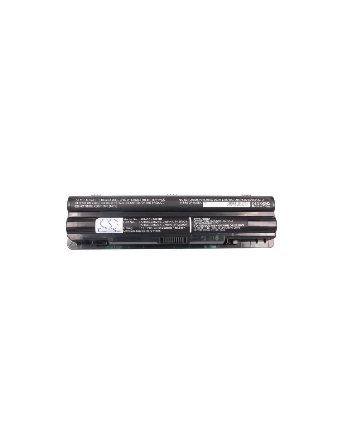Black Battery for Dell Xps 14, Xps 14 (l401x), Xps 15 11.1V, 4400mAh - 48.84Wh
