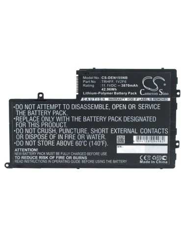 Black Battery for Dell Inspiron 15, Inspiron 15 5000, Inspiron 15-5547 11.1V, 3870mAh - 42.96Wh