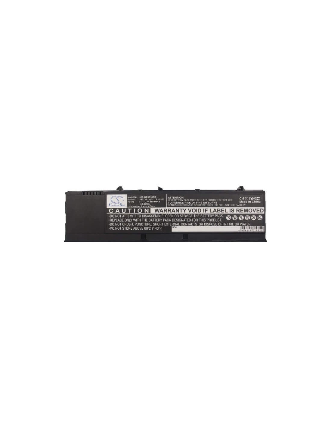 Black Battery for Dell Latitude Xt3 11.1V, 3600mAh - 39.96Wh