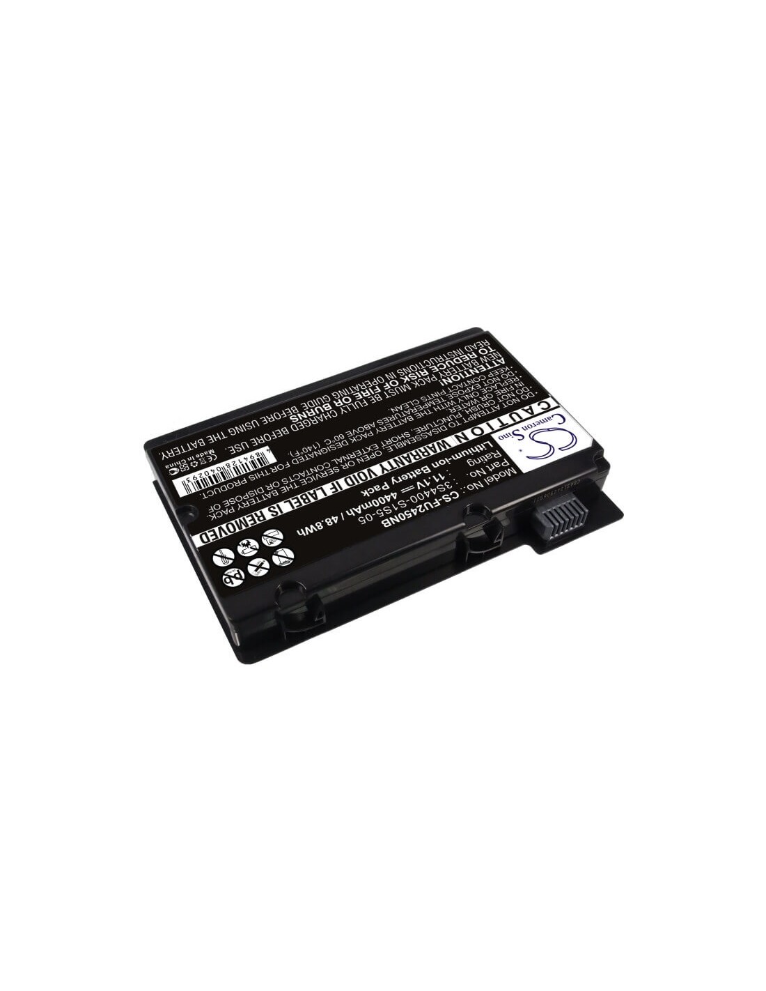 Black Battery for Fujitsu Amilo Pi2450, Amilo Xi2428, Amilo Xi2528 11.1V, 4400mAh - 48.84Wh