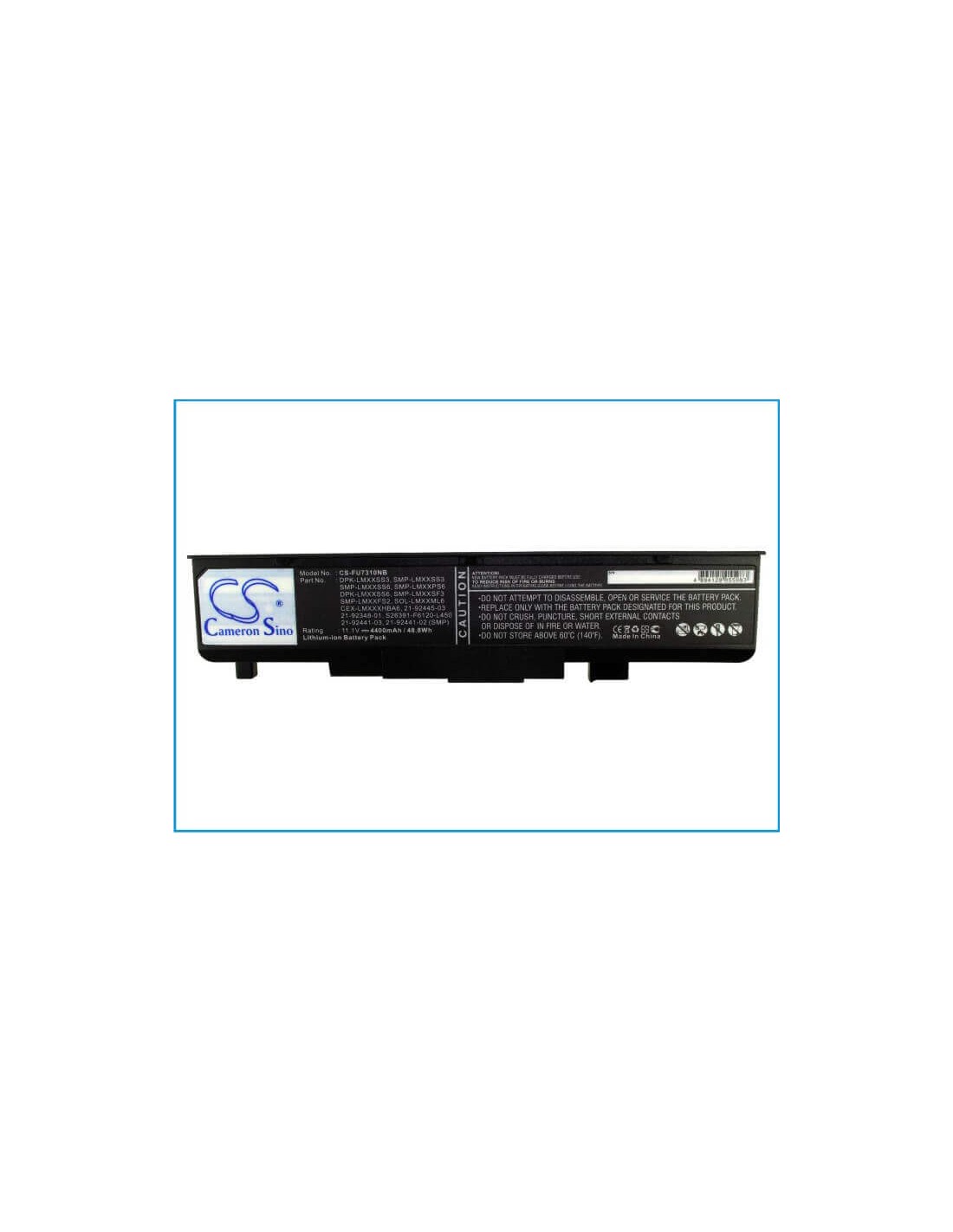 Black Battery for Everex Stepnote Nc1500, Stepnote Nc1501, Stepnote Nc1502 11.1V, 4400mAh - 48.84Wh