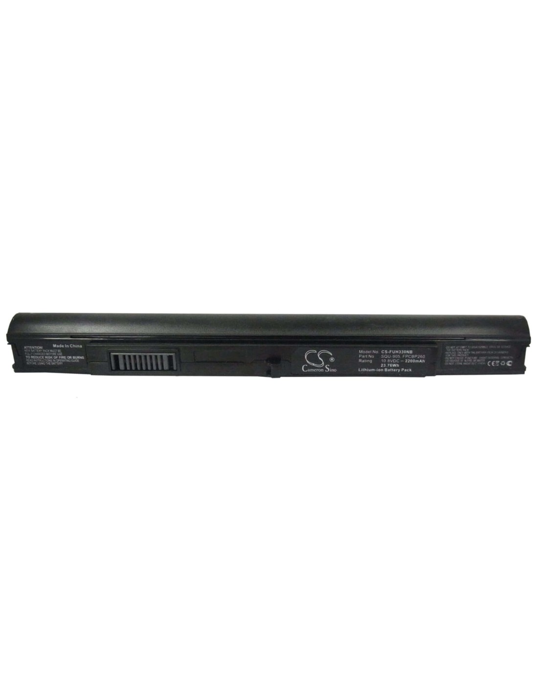 Black Battery for Fujitsu Lifebook Mh330 10.8V, 2200mAh - 23.76Wh