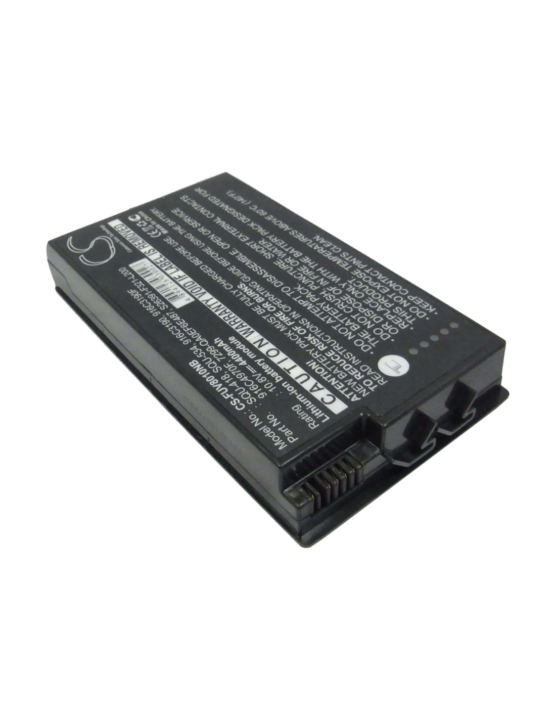 Black Battery for Advent 7089, 7090, 7106 10.8V, 4400mAh - 47.52Wh