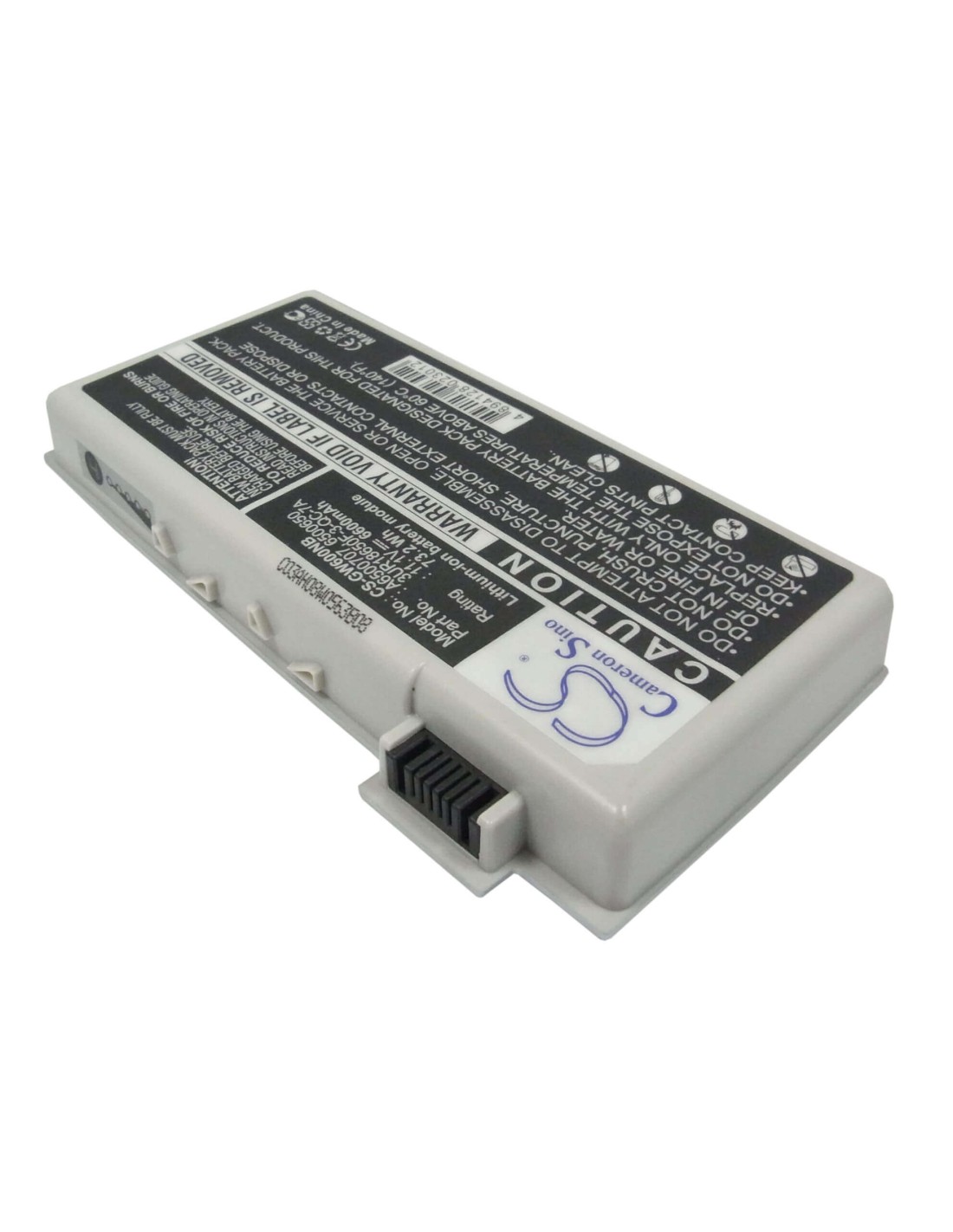 Silver Battery for Gateway Solo 600, Solo 600yg2, Solo 600ygr 11.1V, 6600mAh - 73.26Wh