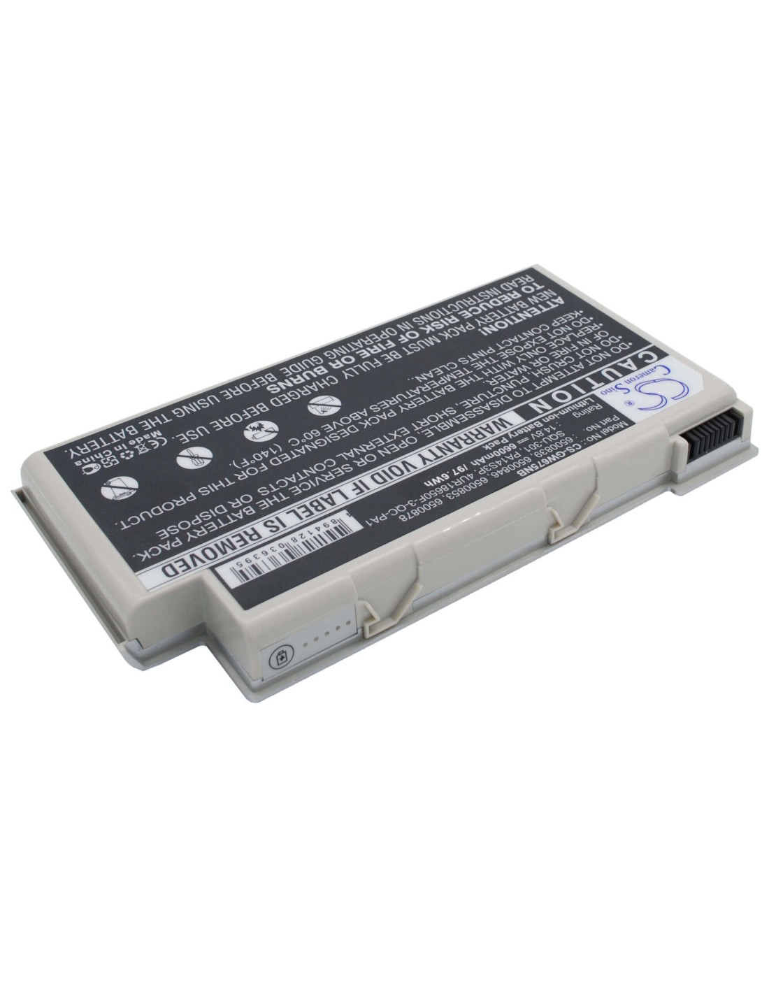 Grey Battery for Gateway M675, M675cs, M675e 14.8V, 6600mAh - 97.68Wh