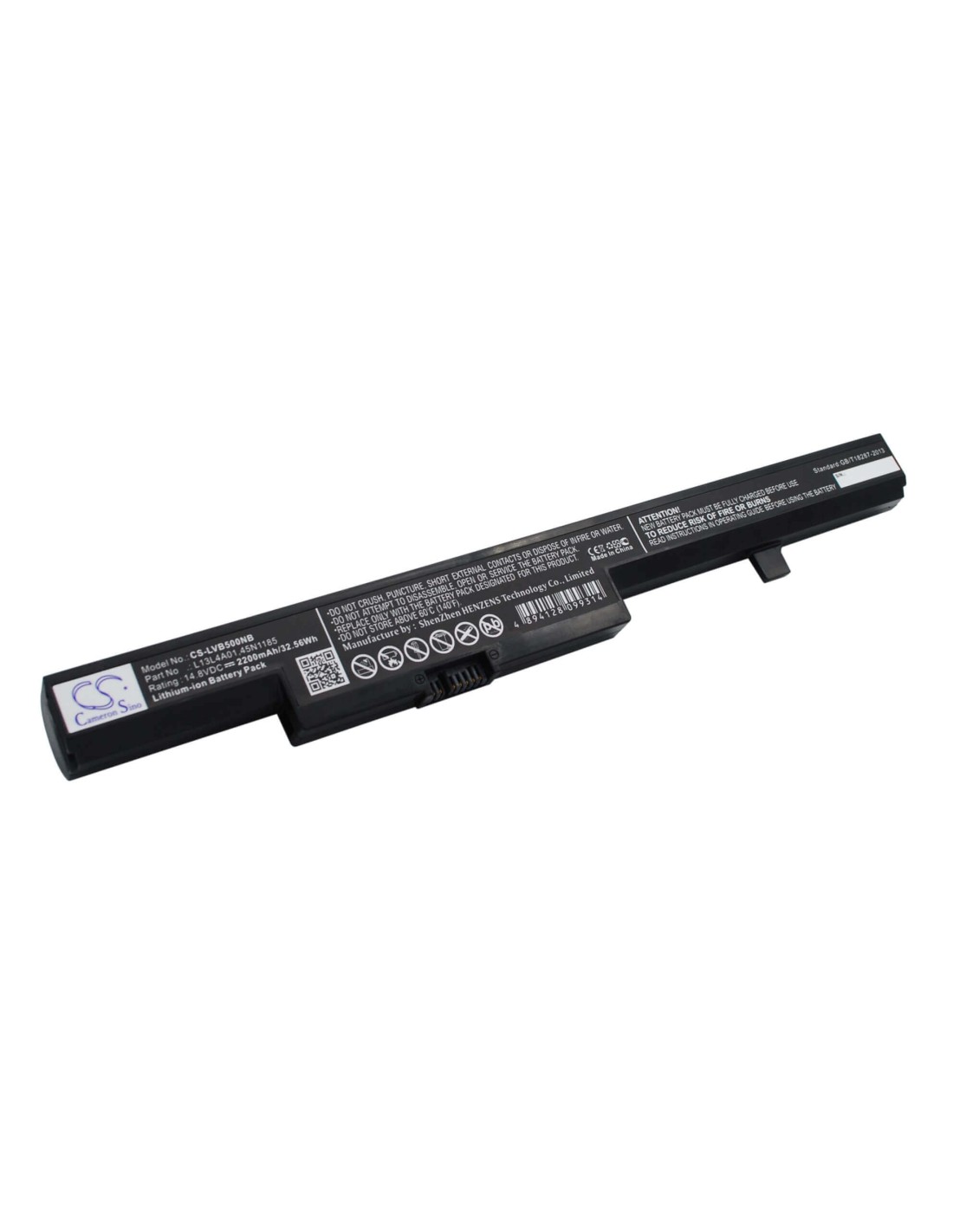 Black Battery for Lenovo B40, B40-30, B40-45 14.8V, 2200mAh - 32.56Wh