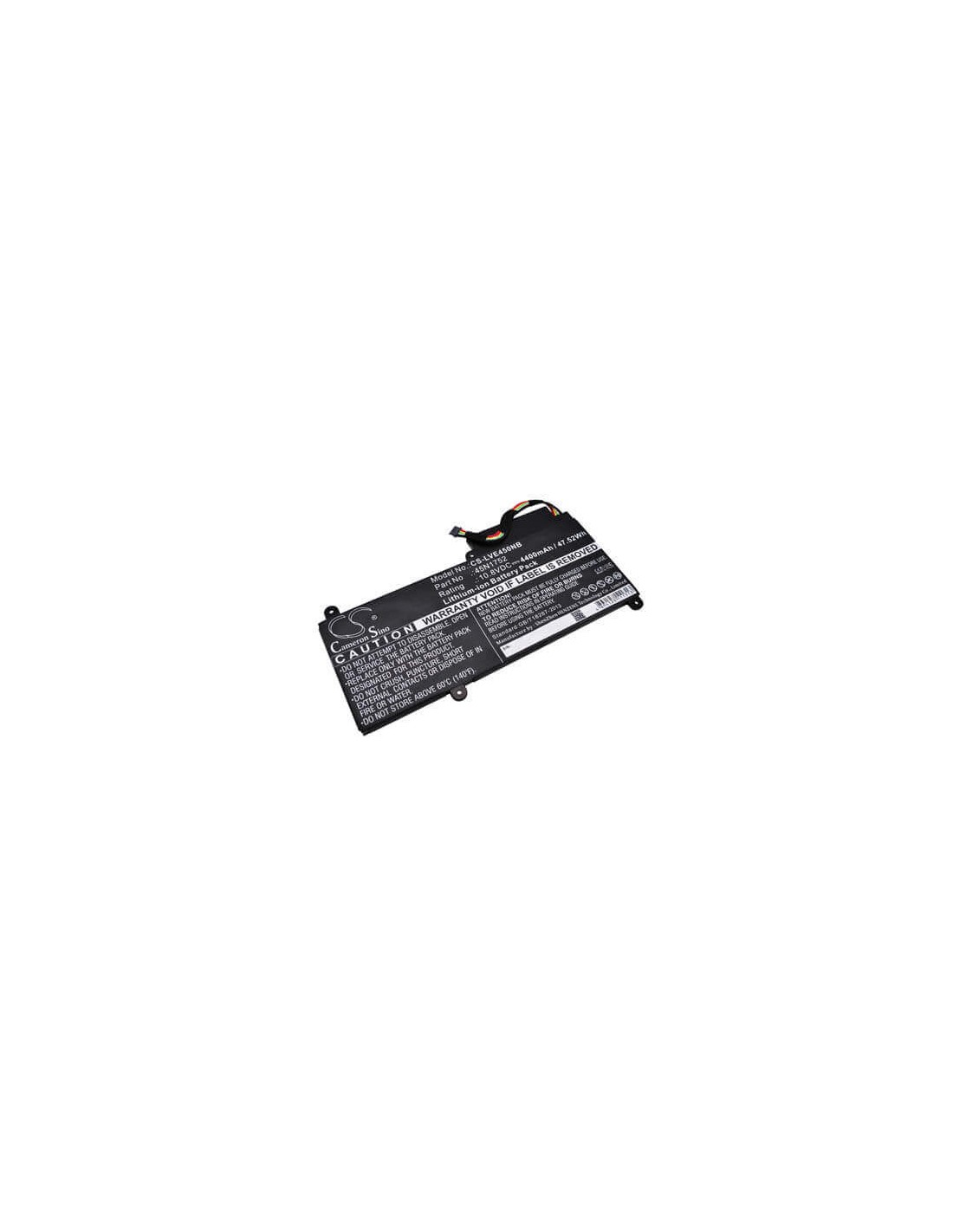 Black Battery for Lenovo Thinkpad E450, Thinkpad E450 20dc003wus, Thinkpad Edge E450 I7-5500u 10.8V, 4400mAh - 47.52Wh