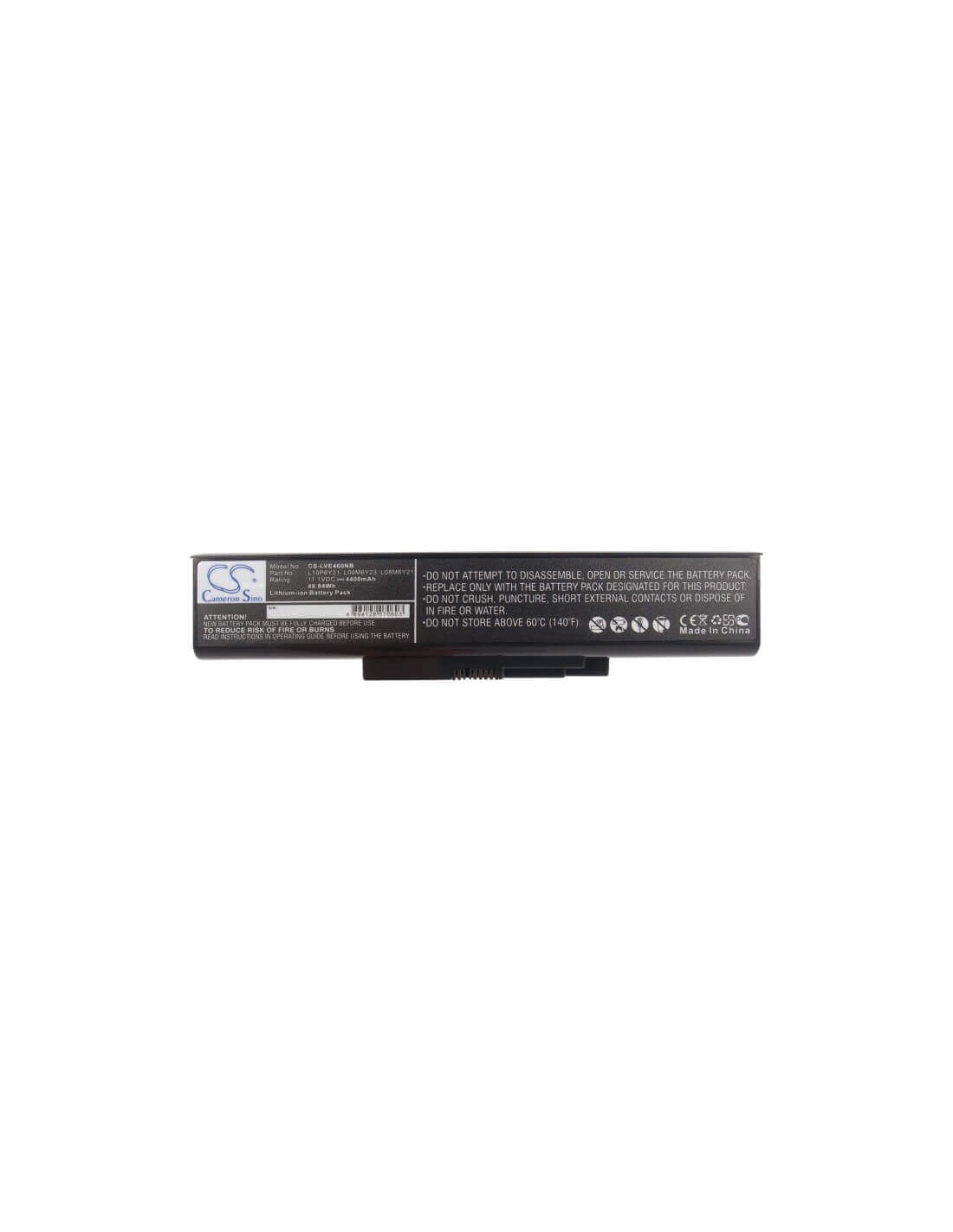 Black Battery for Lenovo E46, E46a, E46g 11.1V, 4400mAh - 48.84Wh