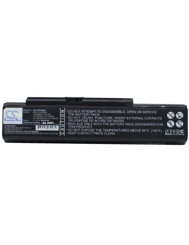 Black Battery for Lenovo Ideapad Y710, Ideapad Y730, Ideapad Y530 11.1V, 4400mAh - 48.84Wh