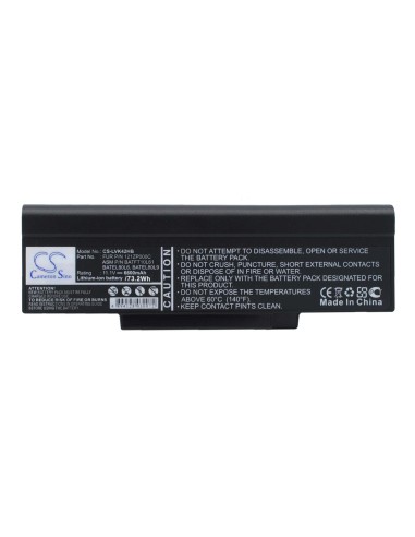 Black Battery for Dell Inspriron 1425, Inspriron 1427, Inspriron 1428 11.1V, 4400mAh - 48.84Wh