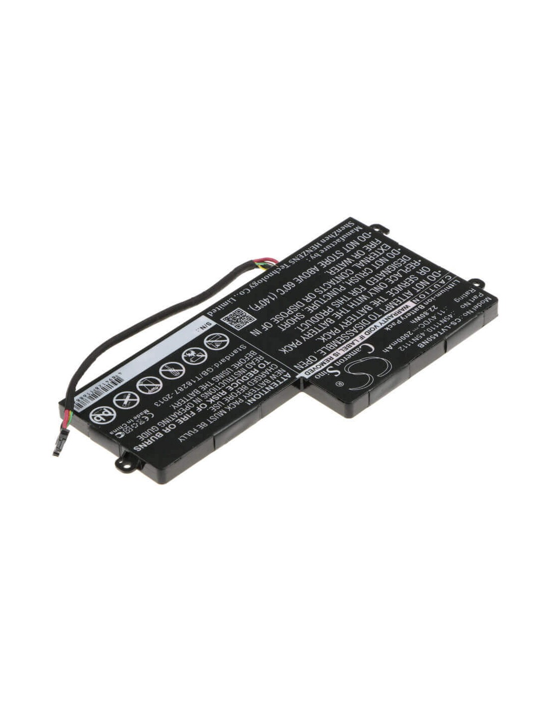 Black Battery for Lenovo Thinkpad T450, Thinkpad T440, Thinkpad K2450 11.4V, 2000mAh - 22.80Wh