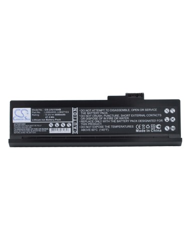 Black Battery for Lenovo Ideapad U110, Ideapad U110 11306, Ideapad U110 2304 10.8V, 4400mAh - 47.52Wh