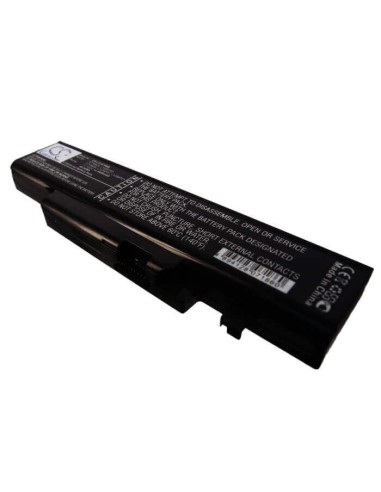 Black Battery for Lenovo Ideapad Y470, Ideapad Y470a, Ideapad Y470d 11.1V, 4400mAh - 48.84Wh