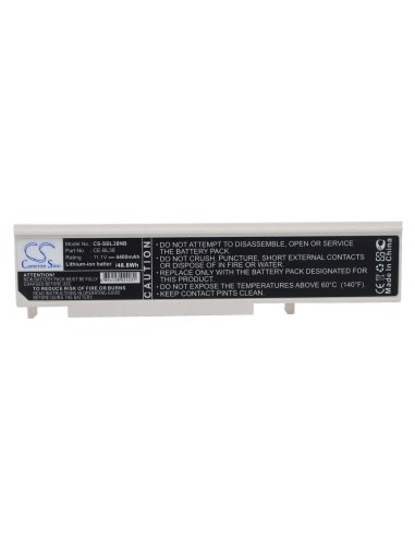 White Battery for Sharp Pc-al3dh, Pc-al50f, Pc-al50fy 11.1V, 4400mAh - 48.84Wh